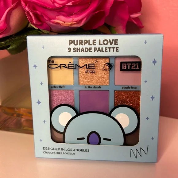 Purple love 9 shade palette By the crème shop - Picture 1 of 2